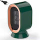 Fan Heater General Use Floor Standing Green 1200W