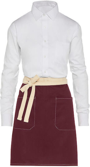SG Waiter Waist Apron Bistro Burgundy