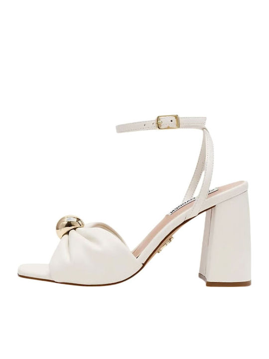 Leather Sandals White