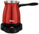 Electric Greek Coffee Pot 800W with 500ml Capacity Red