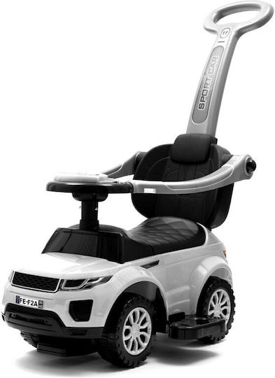BabyMix Baby Ride On with Parental Handle for 36+ Months White