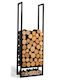 CookKing Atos Hölzernes Kaminholzregal Lagerregal 120x40x20cm