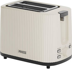 Princess Wave Φρυγανιέρα 2 Θέσεων 930W Μπεζ