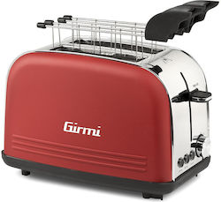 Girmi Φρυγανιέρα 2 Θέσεων 850W Κόκκινη