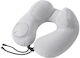 Inflatable Travel Pillow with Carry Case White
