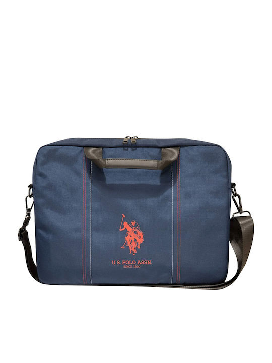 U.s Polo Чанта За Лаптоп 15'' Laptop Double Horse Син