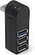 Hub USB Hb3 3.0 Viteză Mare 1 Port USB 3.0 2 Porturi USB 2.0 Conexiune USB 3.0 Viteză Mare Compact