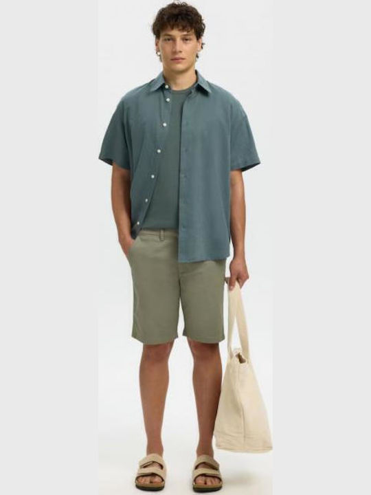 Selected T-shirt Balsam Green