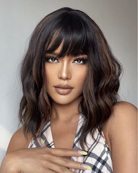 Natural Wig In Chestnut Colour Natural Wig In Chestnut Colour