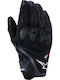 Alpinestars SP-R PRO Летни Мъжки Мотоциклетни Ръкавици Естествена Кожа Черни