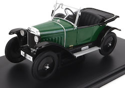 Model Metalic Opel 4/12 Cp Laubfrosch Cabriolet Deschis 1924 1:24 Roșu Negru
