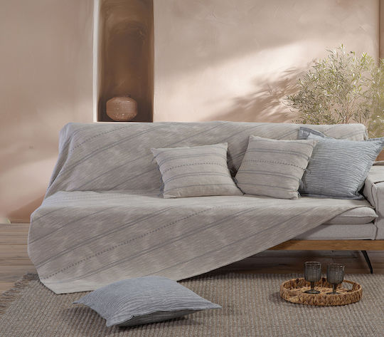 Nef-Nef Homeware Bleeze Decken & Couchdecken Dreisitzer-Sofa Wurf Herstellerfarbe Grau 180x300cm