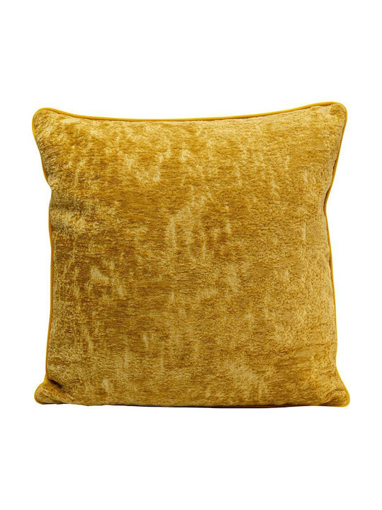 Kare Design Μαξιλάρι Καναπέ Mustard Yellow 45x45εκ.
