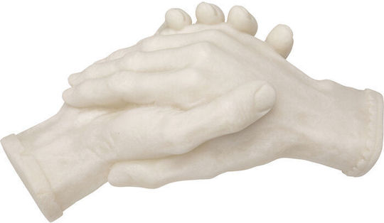 Decor Pentru Masă Shake Hands Marmură Albă 25*13*9cm