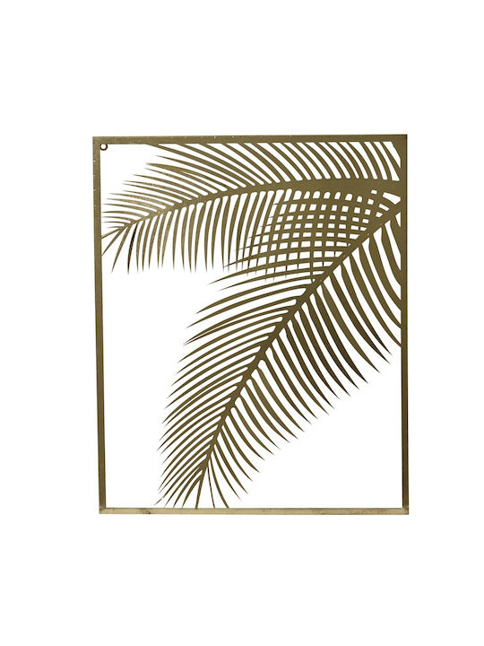 Kaemingk Gold Wall Decor Made of Metal 55x45.3cm
