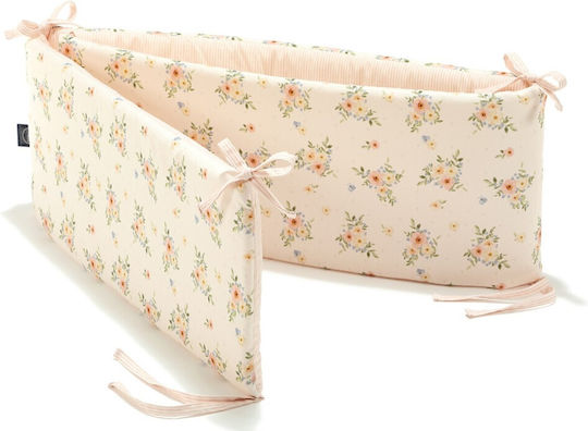 La Millou Crib Bumper Standard Inside Pink - Salmon 25x210cm