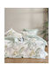 Rythmos Set Kids Single Quilt With Pillowcase Green 160x240cm