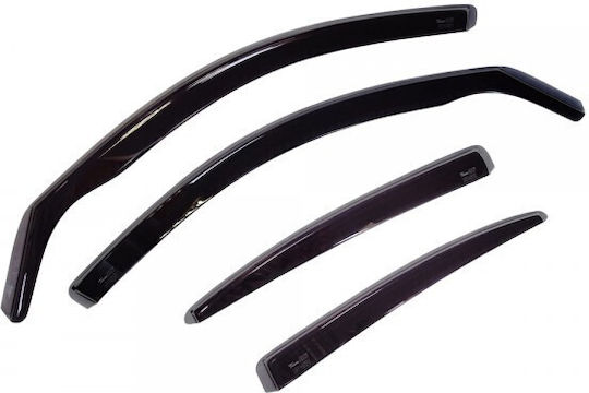Heko Car Window Windbreakers Chery Tiggo 7 II Gen 5-Door 2020 Front & Rear 4 Pieces Anemset10804 Anem.set10804