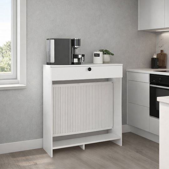 Megapap Opelya Husa Pentru Radiator Din PAL Alb 90x31.4x100 cm