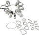 La Cucina Set De Cookie Cutter 10 Bucăți Aluminiu Crăciun