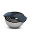 Joseph Joseph Set Lunch Boxes Inox Silver 26.5x31.5cm 9 Pieces