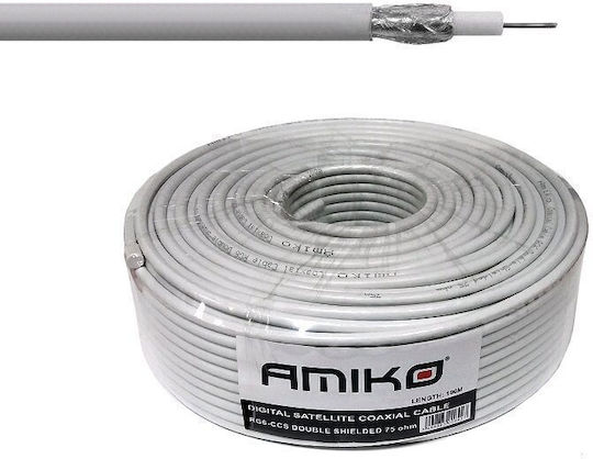 Amiko Coaxial Cable 100m 90.10.005 1 Piece