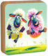 Pink Sheep Επιτραπέζιο Πασχαλινό Διακοσμητικό Προβατάκι 11x11cm