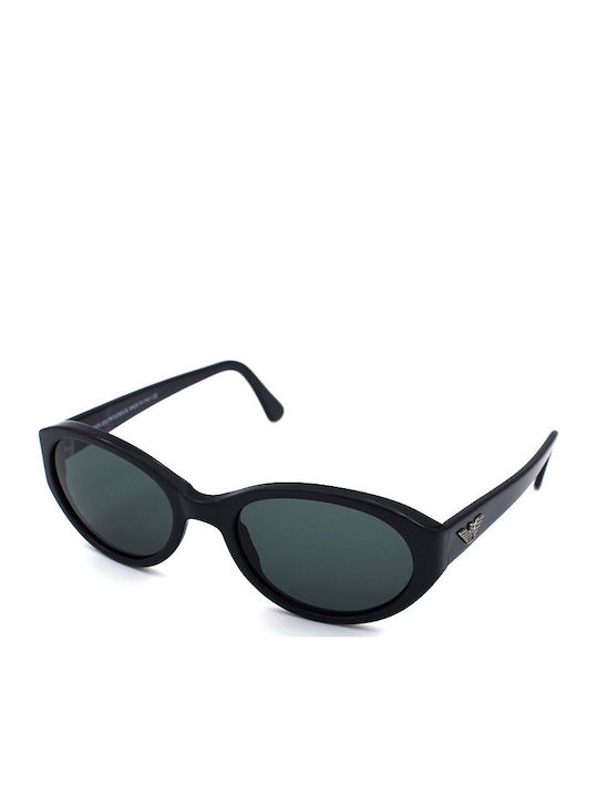 Emporio Armani Unisex Sunglasses with Grey Horn-Rimmed Frame and Grey Lenses