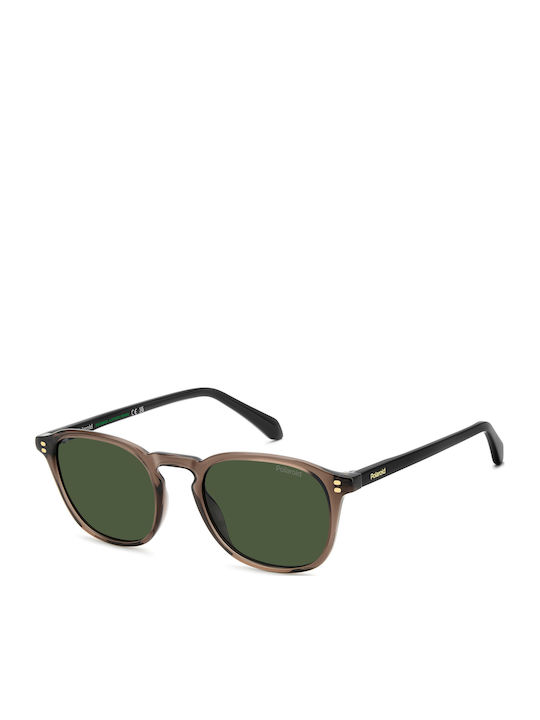 Polaroid Men's Sunglasses with Brown Metallic F...