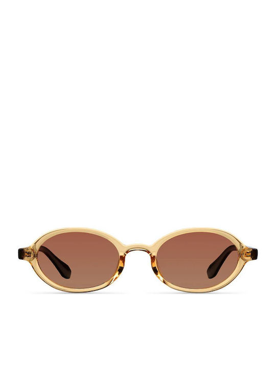 Meller Oba Yellow Sunglasses With Horn-Rimmed Frame