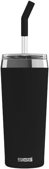 Sigg Ποτήρι Θερμός Ανοξείδωτο / Γυάλινο BPA Free 600ml Peaceful Black