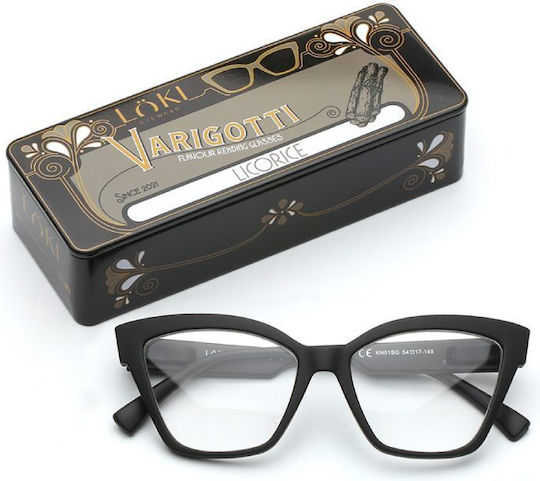 Loki Varigotti Ochelari De Citit Pentru Femei +2.50 În Culoare Neagră 98160
