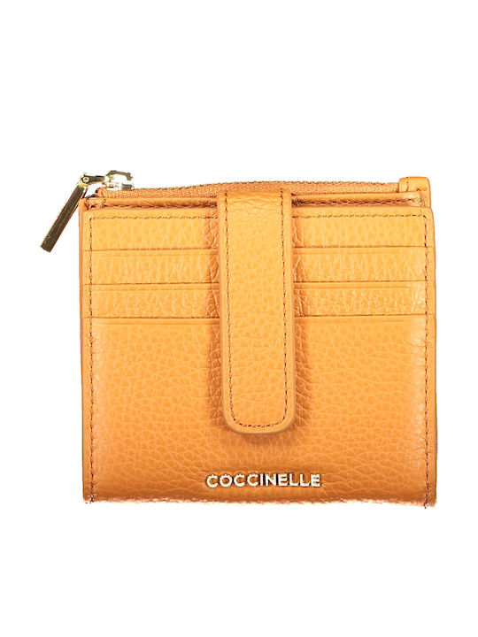 Coccinelle Γυναικείο Πορτοφόλι Κερμάτων Πορτοκαλί