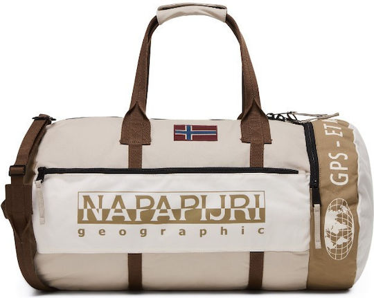 Napapijri Σακ Βουαγιάζ Μπεζ Υφασμάτινο