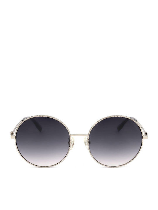 Trussardi Women Sunglasses With Gold Frame And Gray Lens STR400F 579