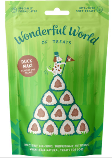 Wonderful World Dog Treat with Duck 50gr