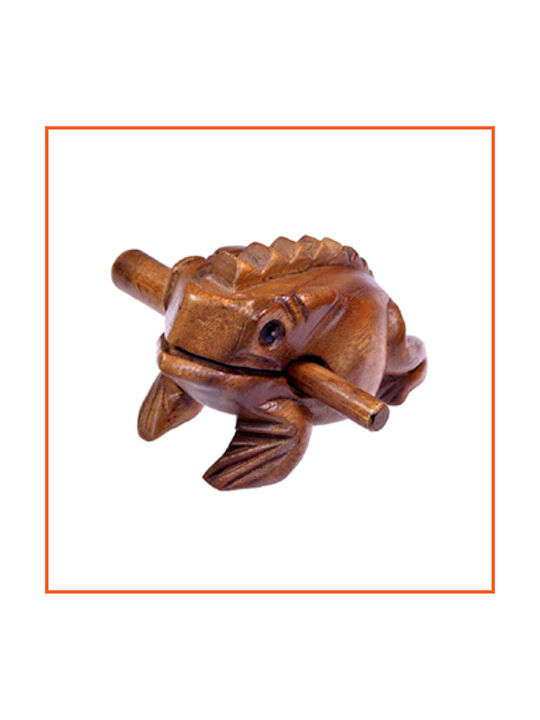 Paradise Waterfalls Decorative Frog Made of Wood 70x70cm