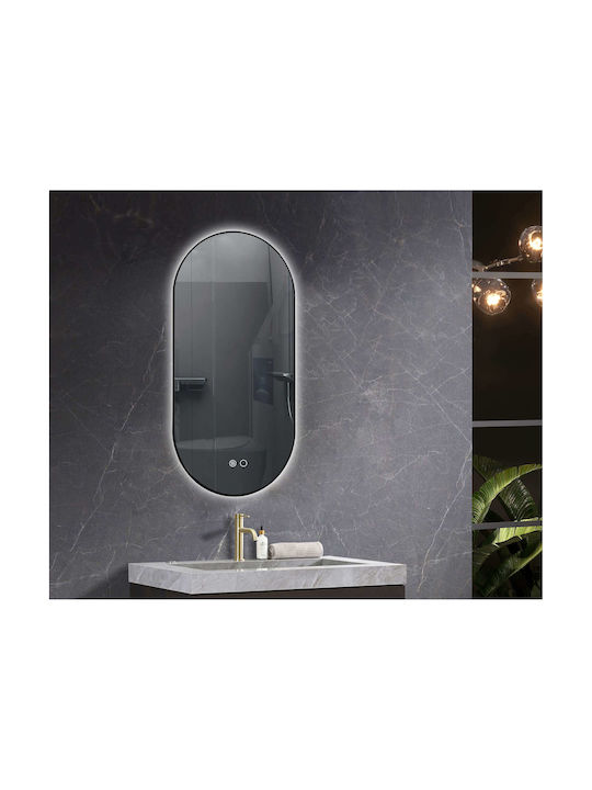 Polihome Καθρέπτης Τοίχου με Πλαίσιο 90x45cm