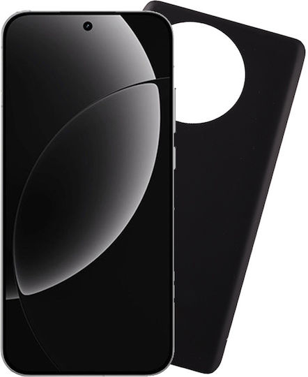 Volte-Tel Silicone Camera Guard Back Cover with Neck Strap Black for Realme GT 8 Pro