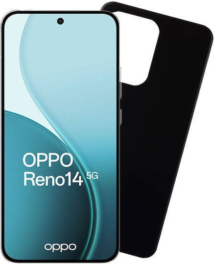 Volte-Tel Camera Guard Back Cover Σιλικόνης με Λουράκι Μαύρο (Oppo Reno 14 Pro)