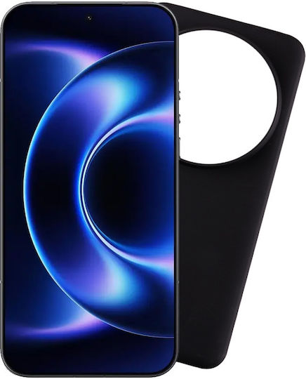 Volte-Tel Калъф За Камера Задна Корица От Силикон С Каишка За Врата Черен Xiaomi 17 Ultra