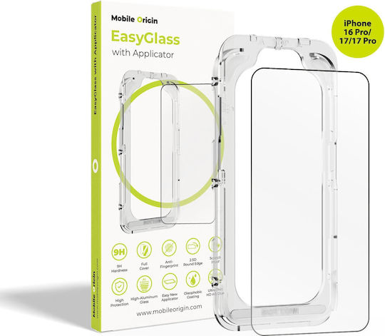 Mobile Origin 2.5D 0.33mm Tempered Glass (iPhone 17 / 17 Pro / 16 ProXiaomi 17 ProNothing Phone (3)) EGA-i17Pro
