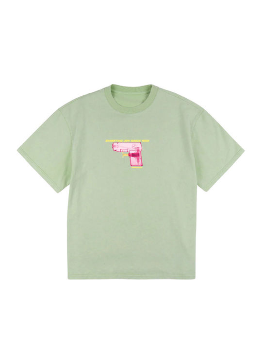 Homeboy Tricou Washed Verde