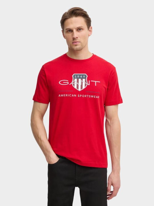 Gant T-shirt Κόκκινο