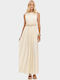Maxi Dress for Wedding Christening Ecru