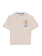 Kids Short-Sleeved Blouse Beige