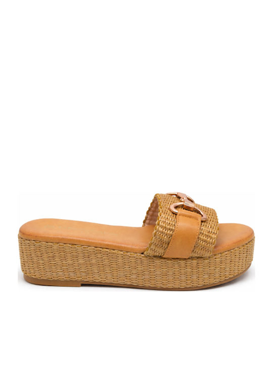 Damen Flatforms Beigen