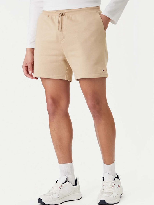 Tommy Hilfiger Αθλητική Ανδρική Βερμούδα Μπεζ