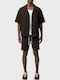 Herren Shorts Braun