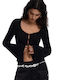 Long Sleeve Women's Shirt Black